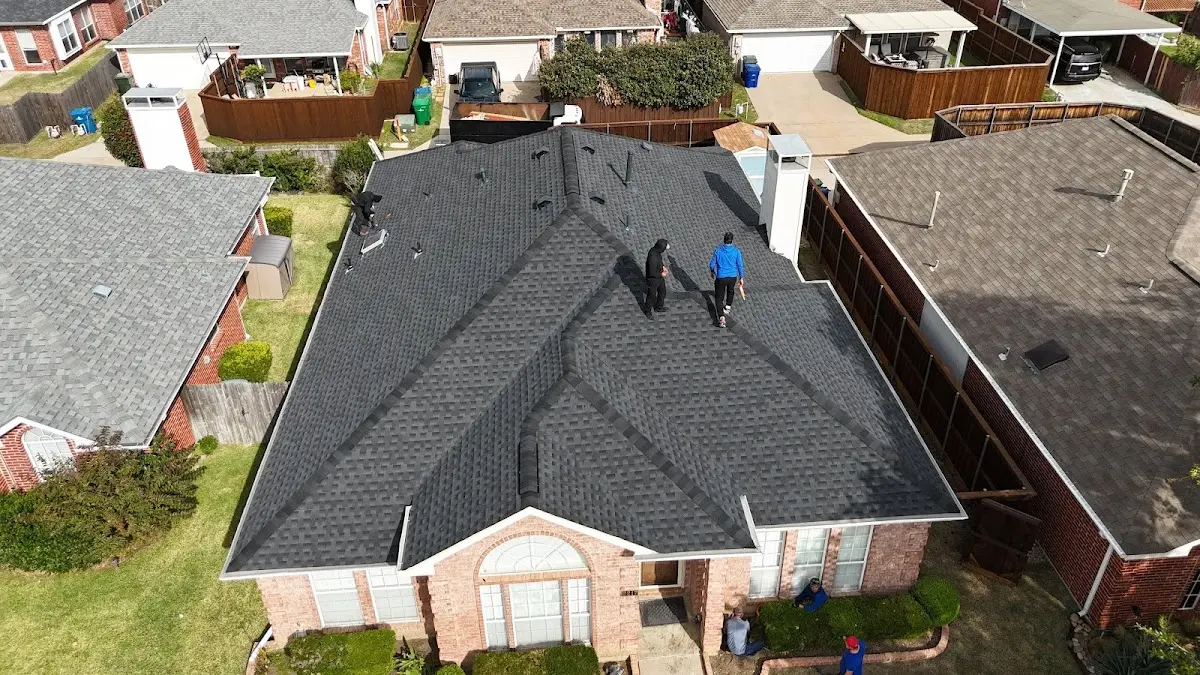 Slate & Tile Roof Repair work in progress on a Marion Oaks property